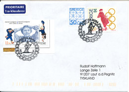 Sweden Cover With Special Postmark Mora Vasaloppet 2-3-2014 Sent To Germany - Brieven En Documenten