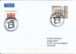 Sweden Cover With Special Postmark Huskvarna SFF Förbundskongress 11-13/4-2014 Sent To Germany - Storia Postale