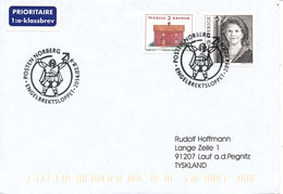 Sweden Cover With Special Postmark Norberg Engelbrektsloppet 8-9/2-2014 Sent To Germany - Cartas & Documentos