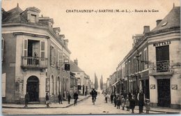 49 - CHATEAUNEUF Sur SARTHE -- Route De La Gare - Chateauneuf Sur Sarthe