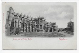 Lower Ward, Windsor Castle - Stengel 4442 - Undivided Back - Windsor