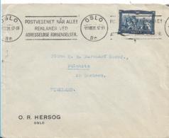 Nor175 /- NORWEGEN -  1931, Zum Todestag König Olaf II (Auslandstarif) - Covers & Documents