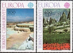 CEPT / Europa 1977 Turquie N° 2184 Et 2185 ** Paysages - 1977