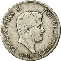 Monnaie, États Italiens, NAPLES, Ferdinando II, 120 Grana, 1848, TB+, Argent - Napoli & Sicilia