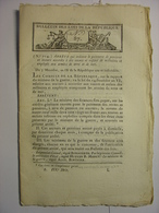 BULLETIN DES LOIS 1801 - CELEBRATION 14 JUILLET - BERTRIX YZEURES YPRES CHATEL CENSOIS - CARCASSONNE VALENCIENNES BOURSE - Décrets & Lois