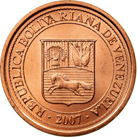 Monnaie, Venezuela, 5 Centimos, 2007, Maracay, SUP, Copper Plated Steel, KM:88 - Venezuela