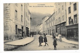 OLLIERGUES  (cpa 63)    Rue Du Pont   -  L 1 - Olliergues