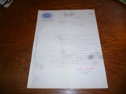 Document Commercial Facture Imprimerie Typo Et Lithographique J Goffin Bruxelles 1899 - 1900 – 1949