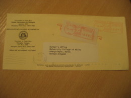 MAYAGUEZ 1994 To Aberystwyth Wales University Cancel Meter Mail Cover USA PUERTO RICO - Other & Unclassified