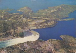 POSTCARD ROHDESIA - KARIBA DAM - CIRCULATED BY AIR MAIL  TO MOZAMBIQUE - MINERAL STAMP - Zimbabwe