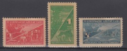 1937-333 CUBA REPUBLICA. 1937. Ed.302-04. CENTENARIO INDUSTRIA AZUCAR. SUGAR MILLS MH. - Ungebraucht