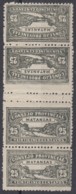 LOC-96 CUBA REPUBLICA. 1903. LOCAL REVENUE MATANZAS. 25c PERFORATED TETE BECHE  ORIGINAL GUM. - Strafport