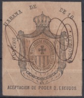 ABO-93 CUBA SPAIN ESPAÑA. 2e ACEPTACION DE PODERES. HAVANA LAWYER AND ATTORNEY USED. - Impuestos