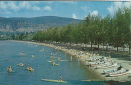 The Bathing Beach, Penticton.   B.C. Canada.  S-4563 - Penticton