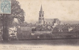 Grez En Bouère, L'Eglise Vue De La Route De Bierné (pk53911) - Crez En Bouere