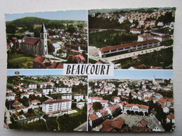 CP 90 BEAUCOURT  - Multivue  Ter. De Belfort  , La Ville  1969 - Beaucourt