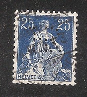 Perfin/perforé/lochung Switzerland No 99  1908-1933 - Hélvetie Assise Avec épée HR  Hofmann La Roche - Perforadas