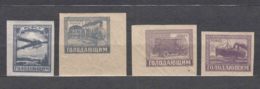 Russia USSR 1922 Transportation Mi#191-194 Mint Hinged Complete Set - Unused Stamps