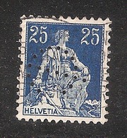 Perfin/perforé/lochung Switzerland No 99  1908-1933 - Hélvetie Assise Avec épée LC  AG Leu & Co. - Perfin