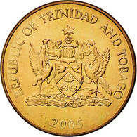 Monnaie, TRINIDAD & TOBAGO, Cent, 2005, Franklin Mint, SPL, Bronze, KM:29 - Trinité & Tobago