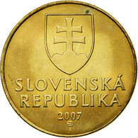 Monnaie, Slovaquie, Koruna, 2007, TTB, Bronze Plated Steel, KM:12 - Slovakia