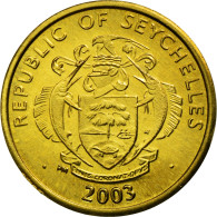Monnaie, Seychelles, 5 Cents, 2003, British Royal Mint, SPL, Laiton, KM:47.2 - Seychellen