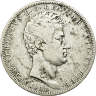 Monnaie, États Italiens, SARDINIA, Carlo Alberto, 5 Lire, 1837, Genoa, TB+ - Piamonte-Sardaigne-Savoie Italiana