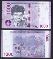 Armenien / Armenie / Armenia 2018, Paruyr Sevak, Writer, 1000 Dram - UNC - Armenië