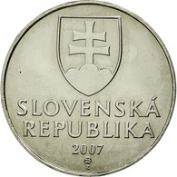 Monnaie, Slovaquie, 2 Koruna, 2007, SUP, Nickel Plated Steel, KM:13 - Slovaquie