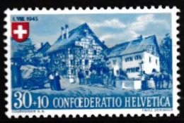 SUISSE 1945:  Le 30c+ 10c  Pro Patria Neuf ** - Unused Stamps