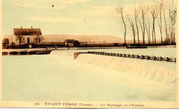 - ETIGNY VERON (89) -  Le Barrage Et L'écluse   -11190- - Veron
