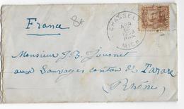 USA - 1908 - ENVELOPPE De CHASSELL (MICHIGAN) => TARARE - Lettres & Documents