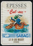 Rare // Etiquette De Vin // Chevaux // Epesses, "Cul-sec" - Horses