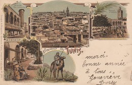 TUNIS - Souvenir De ....... ( Carte Précurseur ) - Túnez