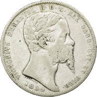 Monnaie, États Italiens, SARDINIA, Vittorio Emanuele II, 5 Lire, 1850, Genoa - Piamonte-Sardaigne-Savoie Italiana