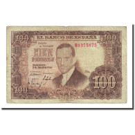 Billet, Espagne, 100 Pesetas, 1953-04-07, KM:145a, TB - 100 Pesetas