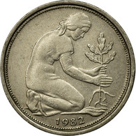 Monnaie, République Fédérale Allemande, 50 Pfennig, 1982, Karlsruhe, TTB - 50 Pfennig