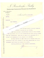 Lettre à Entête - RANDAXHE - BALLY, Expéditions, Consignations, Assurances,... ANTWERPEN / ANVERS 1911 - 1900 – 1949