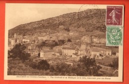 TRJ-27 Beaumes-de-Venis Vue Générale Et Montagne De La Cole, Renommée Pour Son Muscat.Cachet Frontal, Circulé - Beaumes De Venise