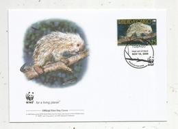 Premier Jour D'émission ,FDC , WWF ,TOBAGO , Brazilian Porcupine ,10 Nov. 2008 , - Trinidad & Tobago (1962-...)