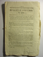 BULLETIN DE LOIS De 1827 - APPEL DE 55000 SOLDATS - TRIBUNAL COMMERCE EVREUX - COMMUNAUTE DES SOEURS DE CHAMPDENIERS - Decretos & Leyes