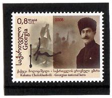 Georgia.2009 National Hero K.Cholokhashvili. 1v: 0.8  Michel # 573 - Géorgie