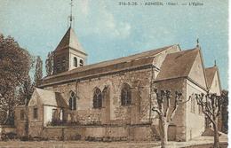 DPT 60 AUNEUIL L'Eglise Couleur CPA  TBE - Auneuil