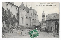NONETTE  (cpa 63)   Le Château Et L ' Eglise   -  L 1 - Other & Unclassified