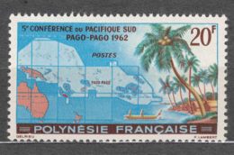 French Polynesia Polinesie 1962 Mi#22 Yvert#17 Mint Never Hinged - Neufs