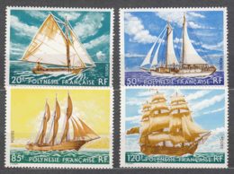 French Polynesia Polinesie 1977 Boats Mi#244-247 Yvert#115-118 Mint Never Hinged - Neufs