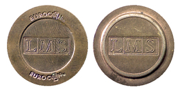 03167 GETTONE TOKEN JETON MACHINE EUROCOIN  LMS - Andere & Zonder Classificatie