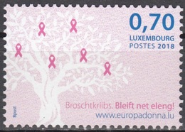 Luxembourg 2018 Prévention Du Cancer De Sein Neuf ** - Ungebraucht