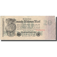 Billet, Allemagne, 20 Millionen Mark, 1923, 1923-07-25, KM:97b, TB+ - 20 Mark
