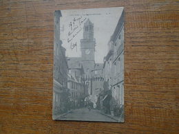 Delcampe - Carte Assez Rare De 1903 , Vire , La Porte-horloge "" Carte Animée "" - Vire